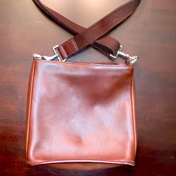 Vintage coach leather satchel cross body